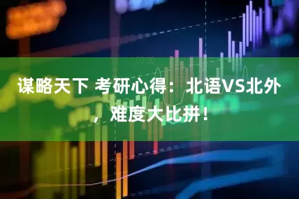 谋略天下 考研心得：北语VS北外，难度大比拼！